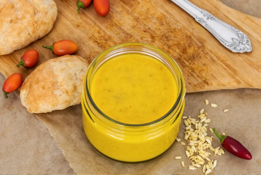 Comparison chart of different mustards