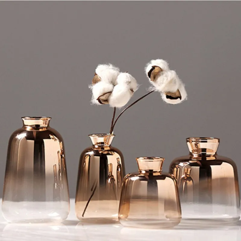 

Glass vase for dry flowers home decoration hotel decoration, As picture show