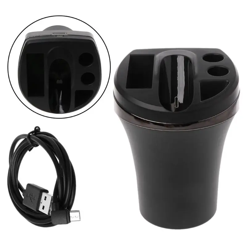 

Car Charger E-cigarette Holder Ashtray Type-C Port Organizer Portable Splitter Power Supply for IQOS 3.0 Electronic Cigarette