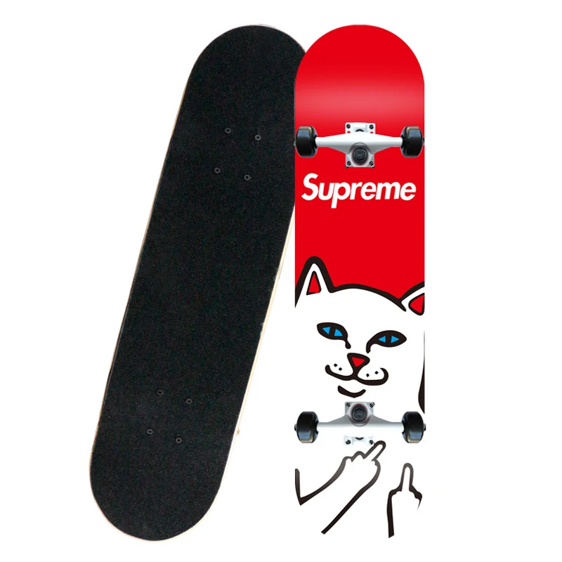 

Hot selling Chinese Factory wholesale 100% Canadian Maple Deck custom printed high quality professional skateboards