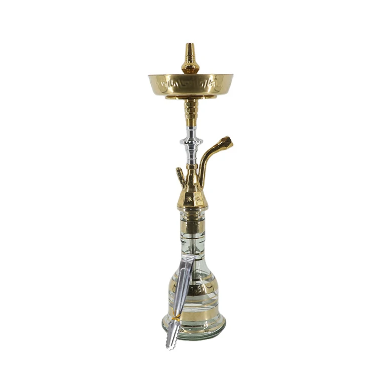 

high quality golden color factory made Egyptian Khalil Mamoon Hookah high quality golde KM hookah, Picture