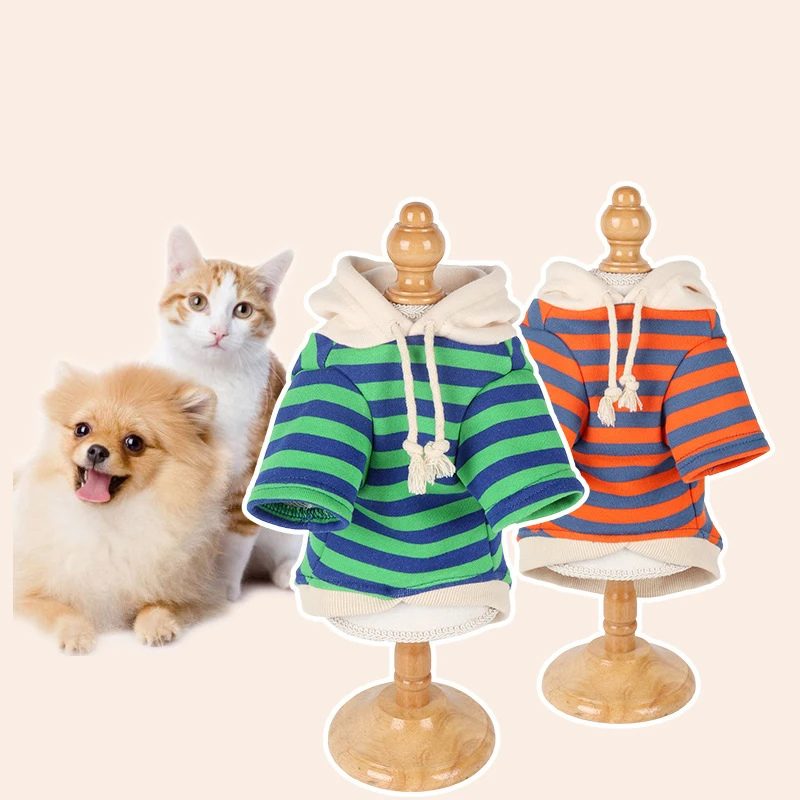 

New arrival dogs and cats stylish casual hoodie pet clothes wholesales