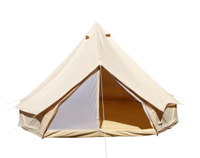 

Playdo manufacturer luxury glamping outdoor 4m bell cotton canvas tent