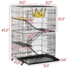 Pet shop wholesale products collapsable 2-4 level colorful cat enclosure cage outdoor can be use
