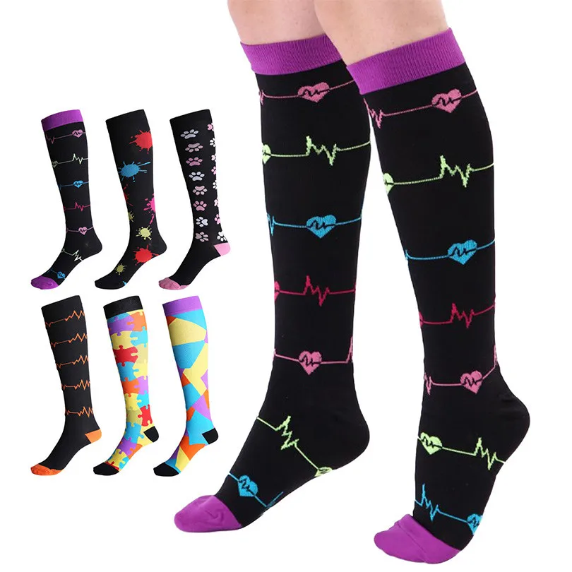 

Compression Socks Men & Women Fit Running Nurses Flight Travel & Maternity Pregnancy Sport Socks Boost Stamina Socks