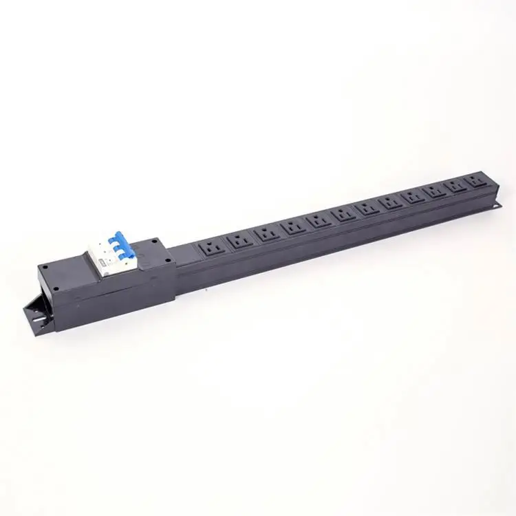 

3P Air switch PDU socket American rack 12 way circuit breaker 3 phase PDU socket