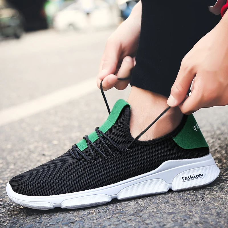 China Factory Direct Fashion Designer Mesh Upper Black Breathable