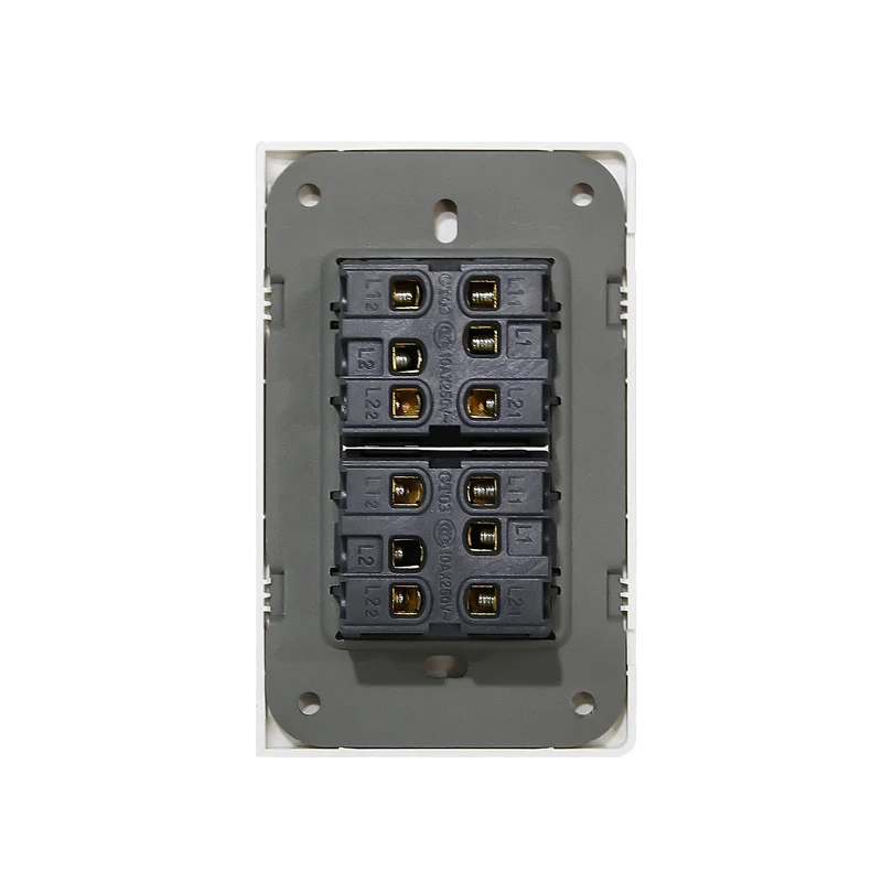 110v Electrical Wall Switch And Socket 1 Gang Switch 2 Gang Socket Set