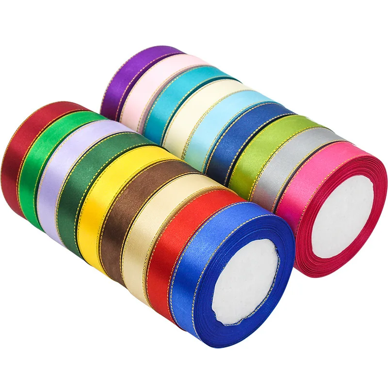 

Wholesale custom logo cake gift packaging ribbon 2 cm satin ribbon