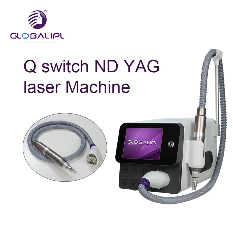 

Portable type pigment removal yag laser machine