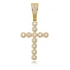 Misterjewelry cz cross jewelry pendant, cross pendant diamond prong setting