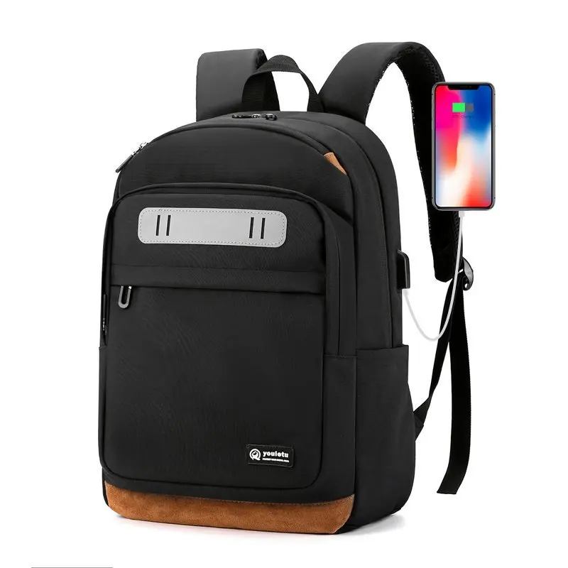 

Wholesale Custom Logo 15.6 Inch Outdoor Women Men School Business Travel Laptop Backpack Bag, Black, dark gray, light gray, blue