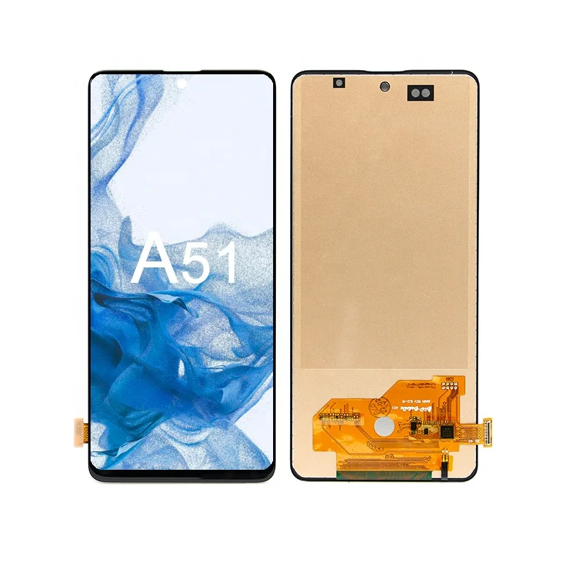 

for Samsung Galaxy A51 A515 Super AMOLED display with frame touch digitizer For Samsung galaxy A51 lcd display touch screen
