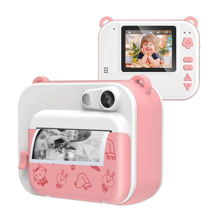 

Funny Kids Digital Camera Instant Printing Camera For Children 2 Inch Print Cameras Digital