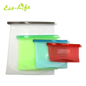 Image of BPA Free food grade 500/1000/1500/4000ML Reusable Silicone Vacuum Food Storage Bag