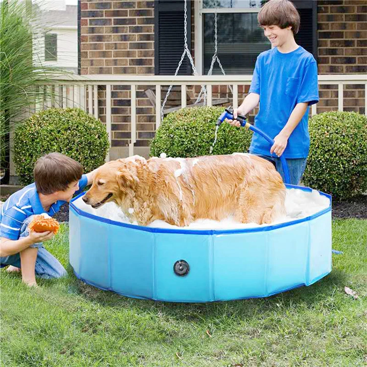 

Foldable Easy Set Portable Pet Bath Pool Dog Swimming Pool Small Pet Animal
