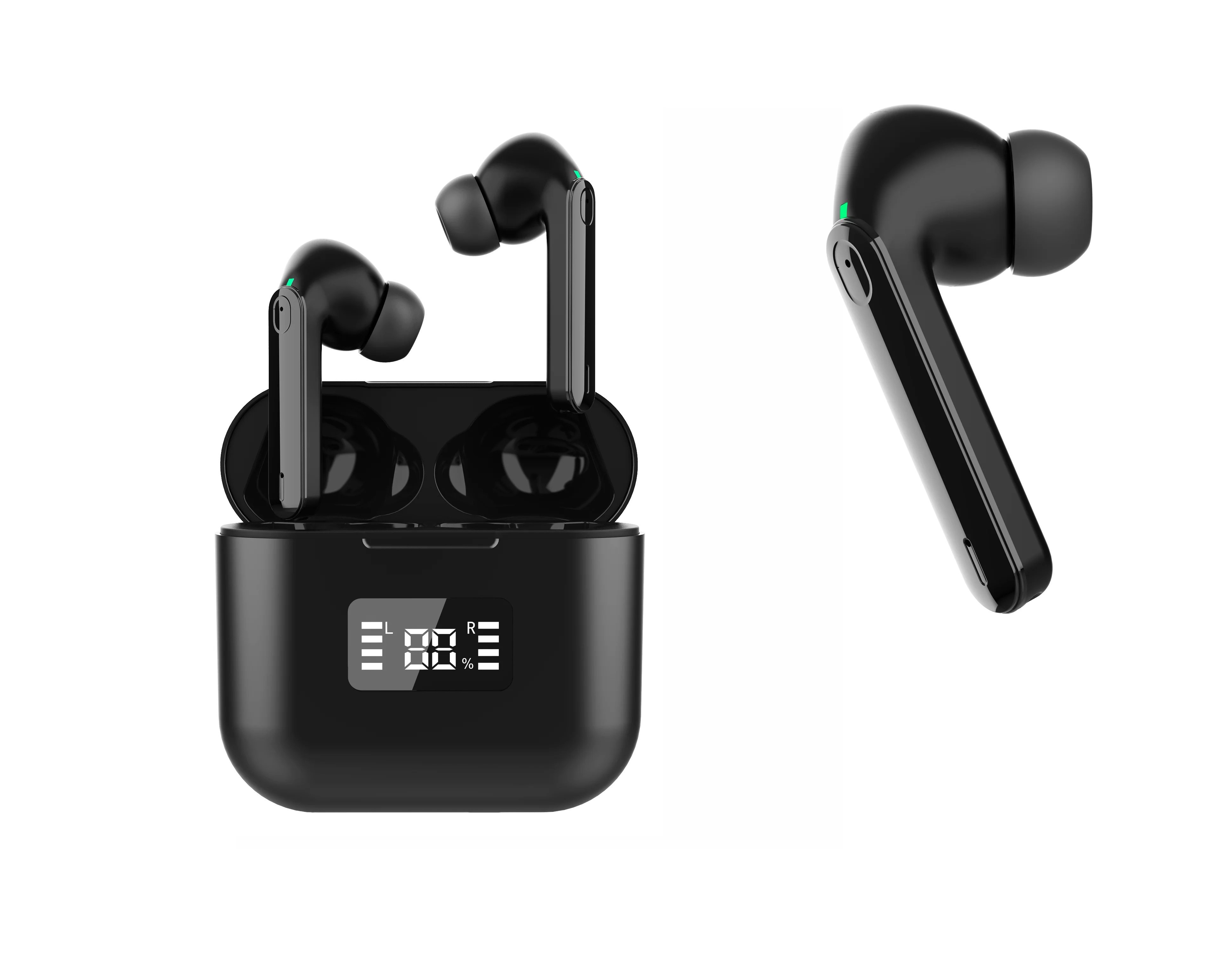 

Cirtek free shipping ENC led wireless earbuds tws wireless earphones earbuds active noise canceling with automatic pairing