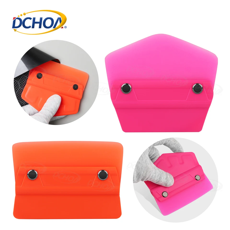 

DCHOA Dual Purpose Combination Squeegee TPU Rubber Squeegee PPF Car Wrap Squeegee Multi Functional Tool