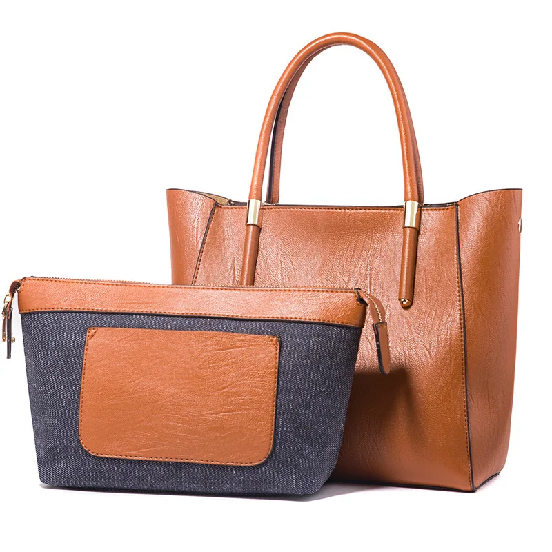 

Woman 2021 New Handbag Crossbody 2 Piece Set Casual Fashion One Shoulder Bag