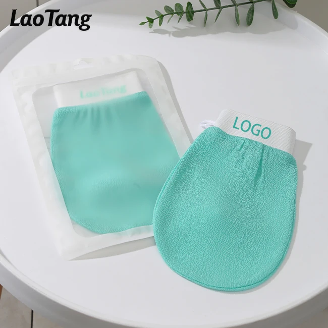 

LAOTANG Hammam Moroccan Kessa Ready to Ship Guante exfoliante Cleaning Bath Glove, Colorful