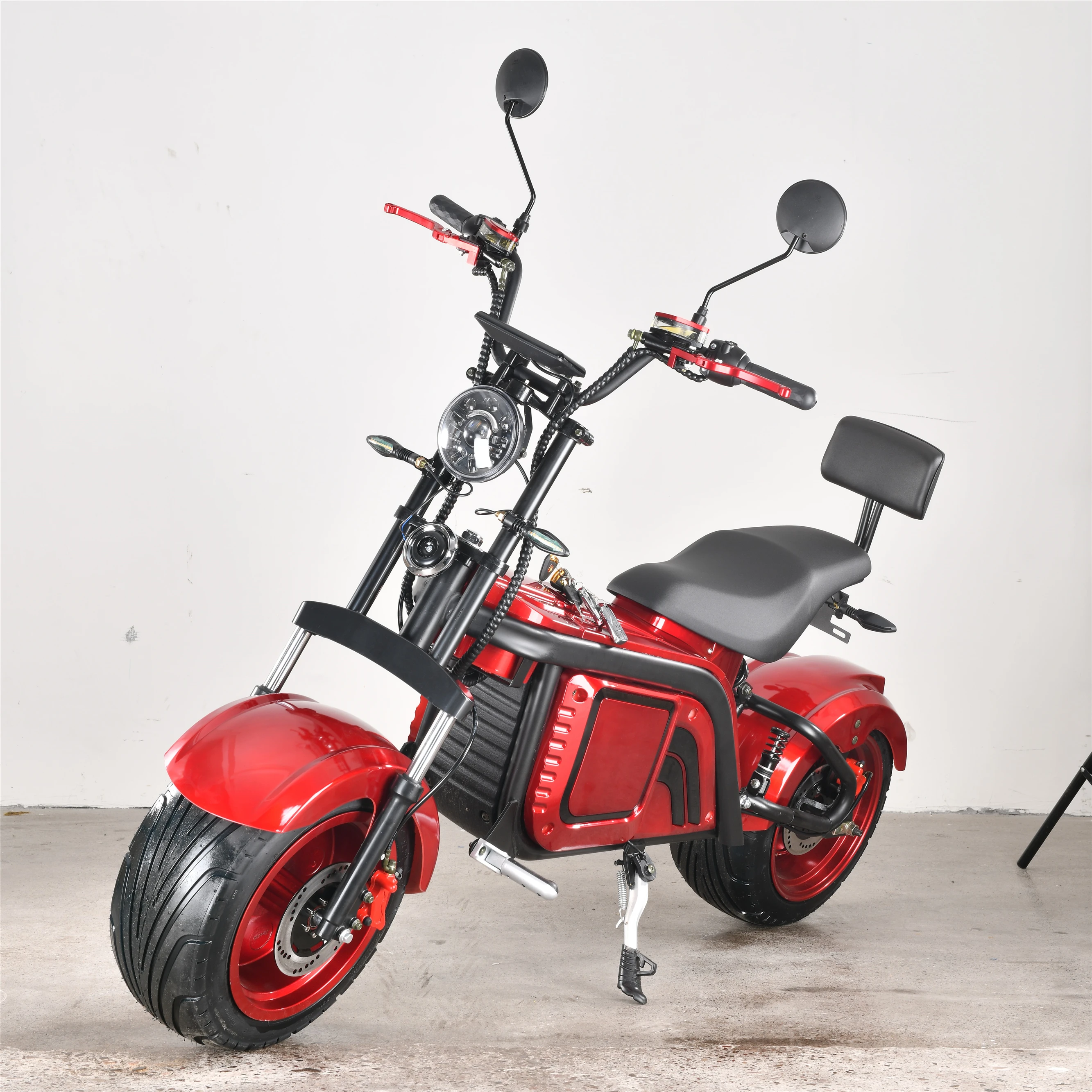 

Complete Production Line C07A EEC/COC Certificated 1500W Electric Scooters Citycoco Motorcycle