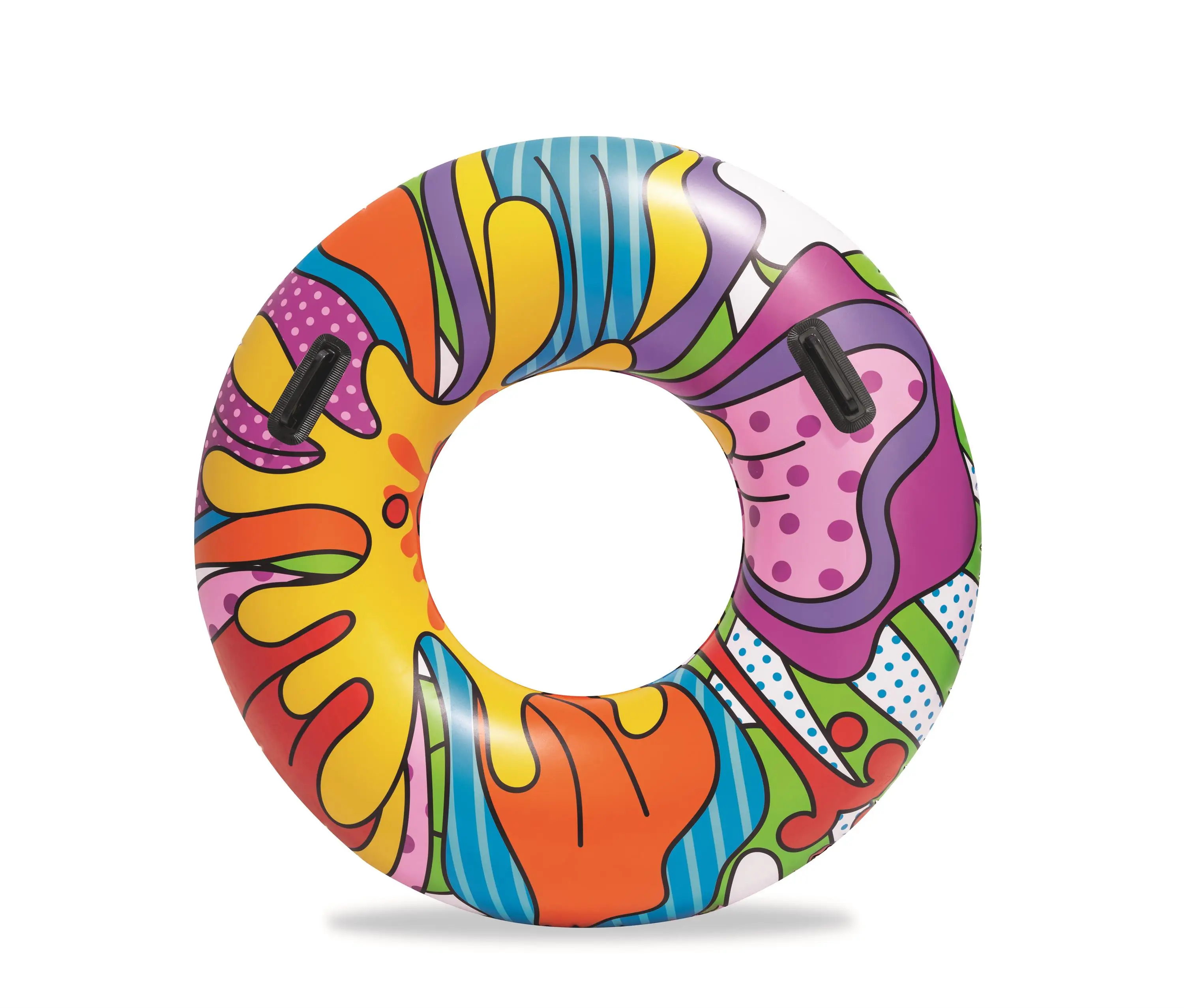 

Bestway 36125 Inflatable round lounges pop swimming tube for adults water fun, As picture