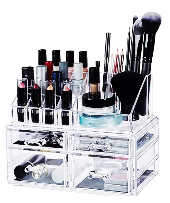 Hic Acrylic Cosmetic Makeup Organizer - Buy Acrylic Cosmetic Organizer ...
