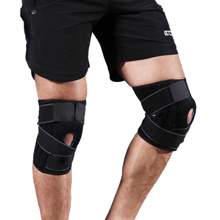 

Amazon hot sale High Elastic Strap Sports Compression Neoprene protector Joint support guard knee brace, Black