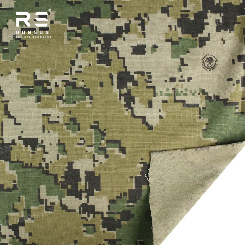 NYCO Mexico US4CES Camo Nylon Cotton Fabric NYCO Rip-stop 5050 Camouflage Printed Tactical Uniform Waterprppf Fabric Durable Use