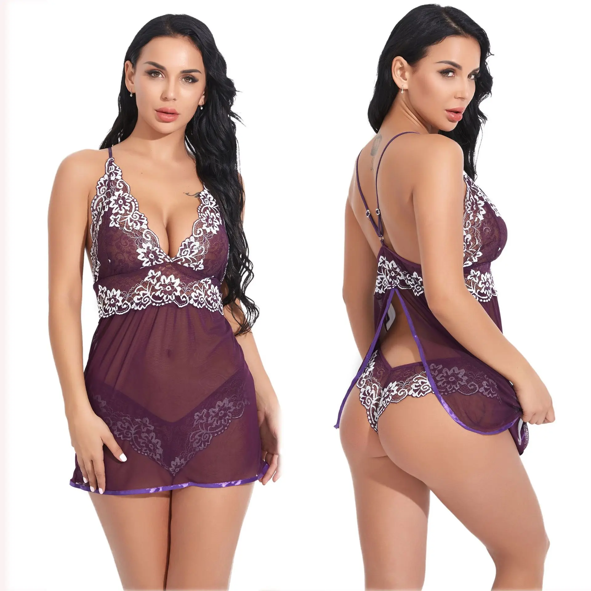 

New Amazon Hot Sales Lace Lingerie Womens Erotic Set