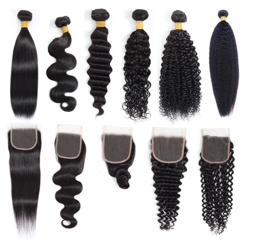 

Human Hair Extensions 12a straight human hair wigs bundles 40 inch