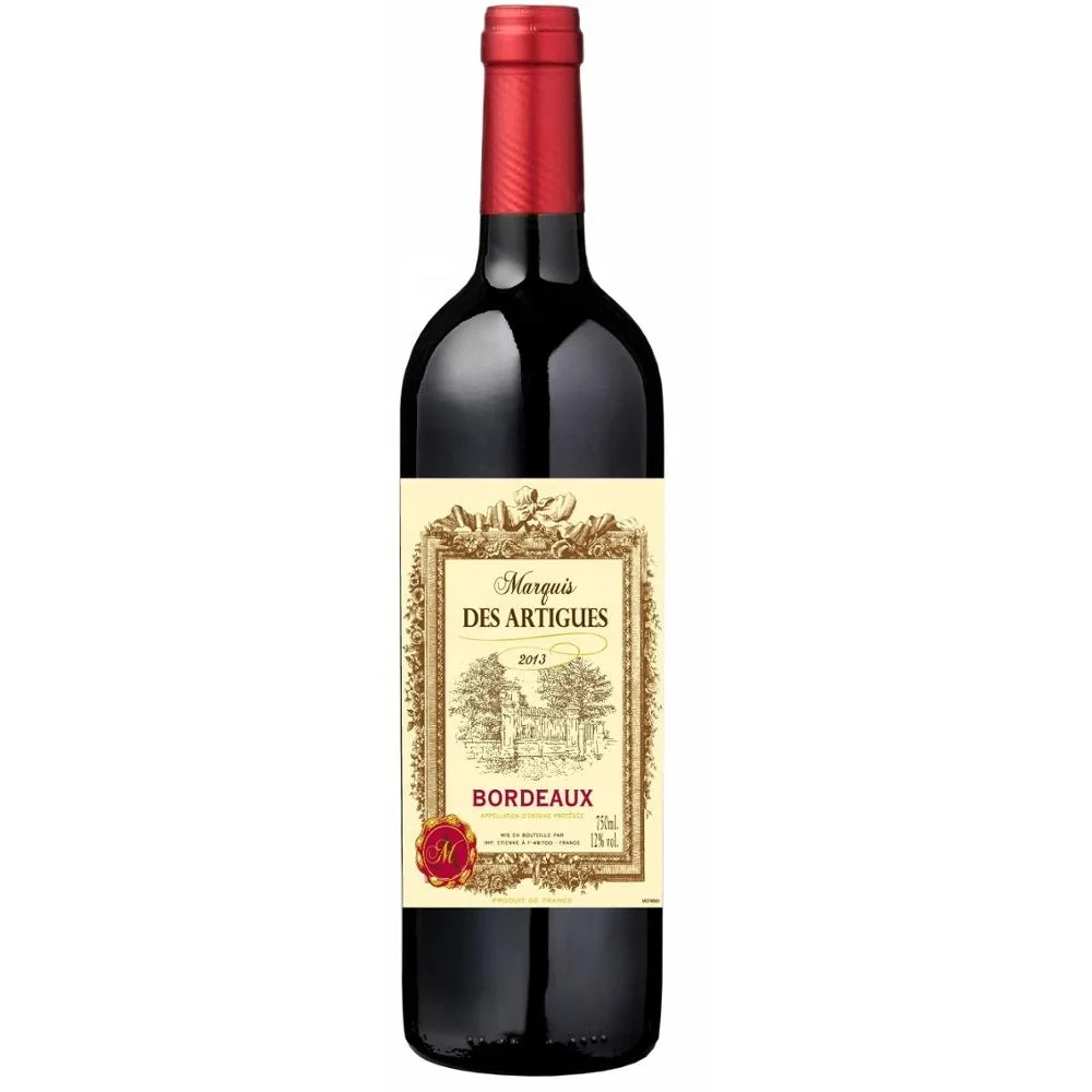 
Marquis des Artigues Bordeaux AOP high quality wine from France 