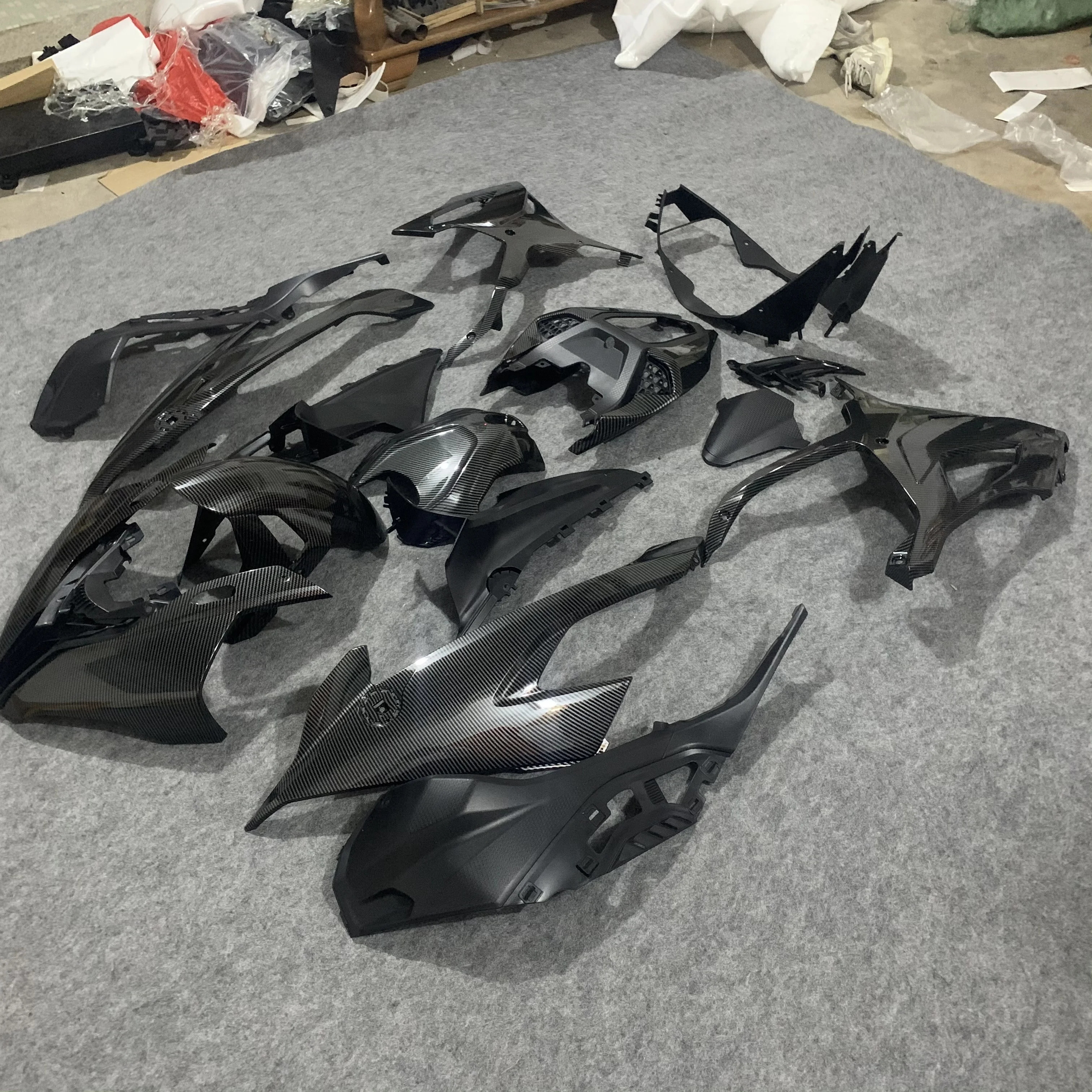 

2020 WHSC ABS Injection Painted Carbon Fiber Motorcycle Body Kit For BMW S1000RR 2019-2020 Motorcycle Fairing Cover Custom Kits, Pictures shown
