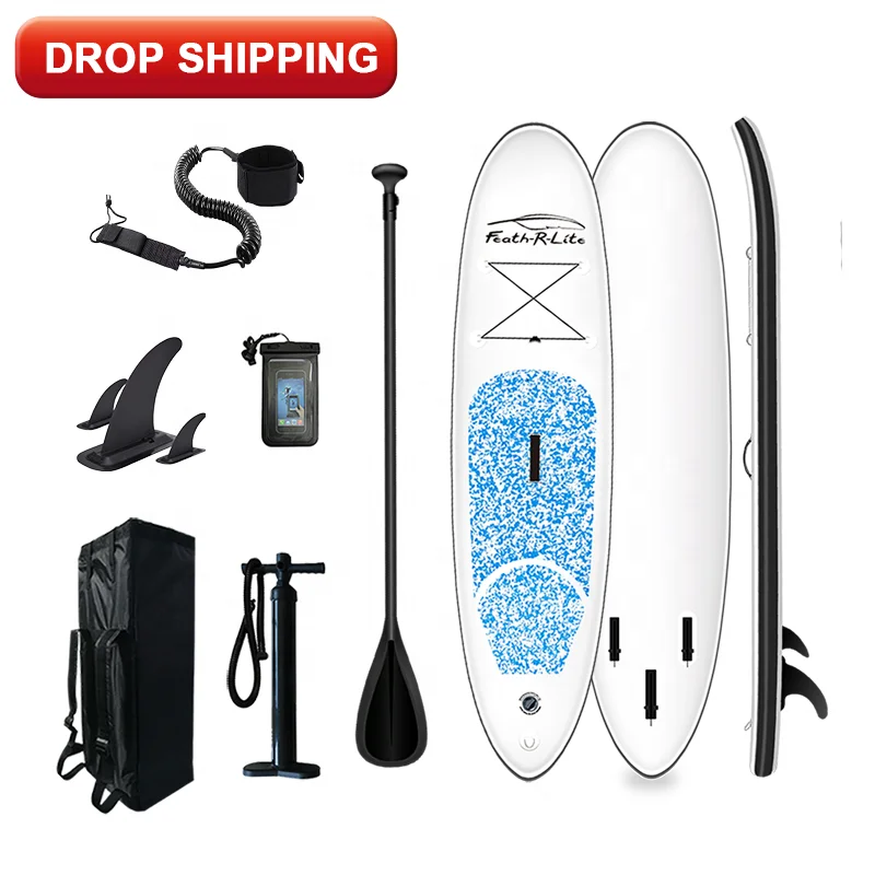 

FUNWATER drop shipping sup paddle board tablas de surf surfboard material sea water sports equipment, Black,bleu,green,red