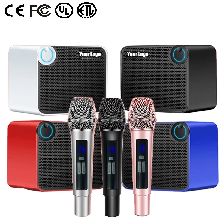 

Wireless Portable Mobile Mic Outdoor Music Accessories Mini Smart Bluetooths Speaker Karaoke Player