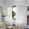 Shaoxing Wholesale Pure White Voile room curtain material fabric for Home Textile