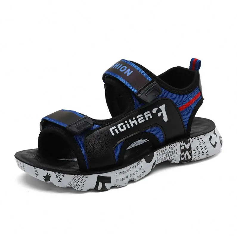 

New design outdoor summer beach flat platform casual boys children shoes kids sandals