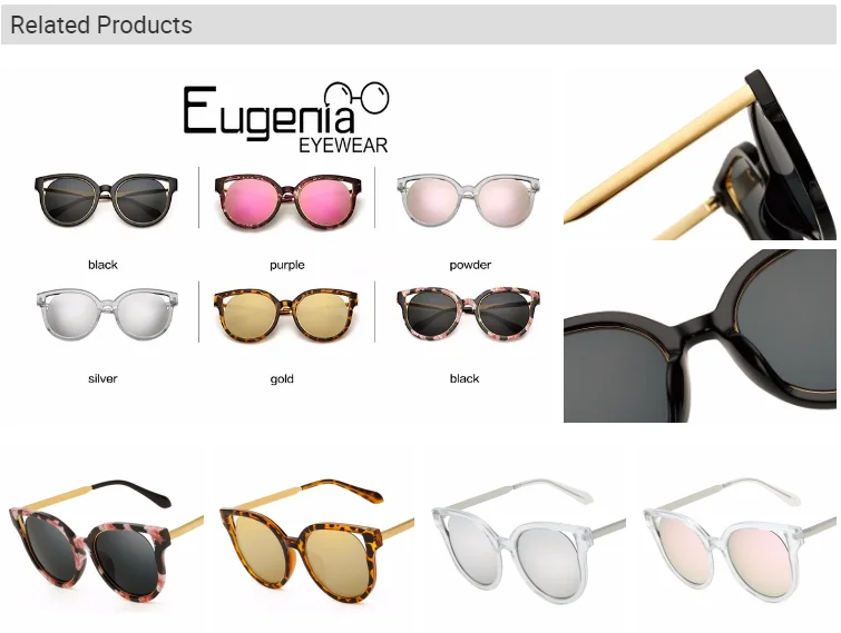 Eugenia Fashion round sunglasses supply for unisex-5