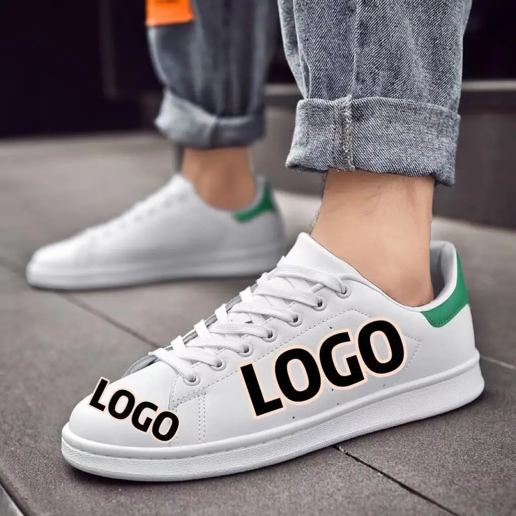 

Factory wholesale custom LOGO shoes spring new white shoes zapatos casuales caballeros pvc injection shoe, Customerized