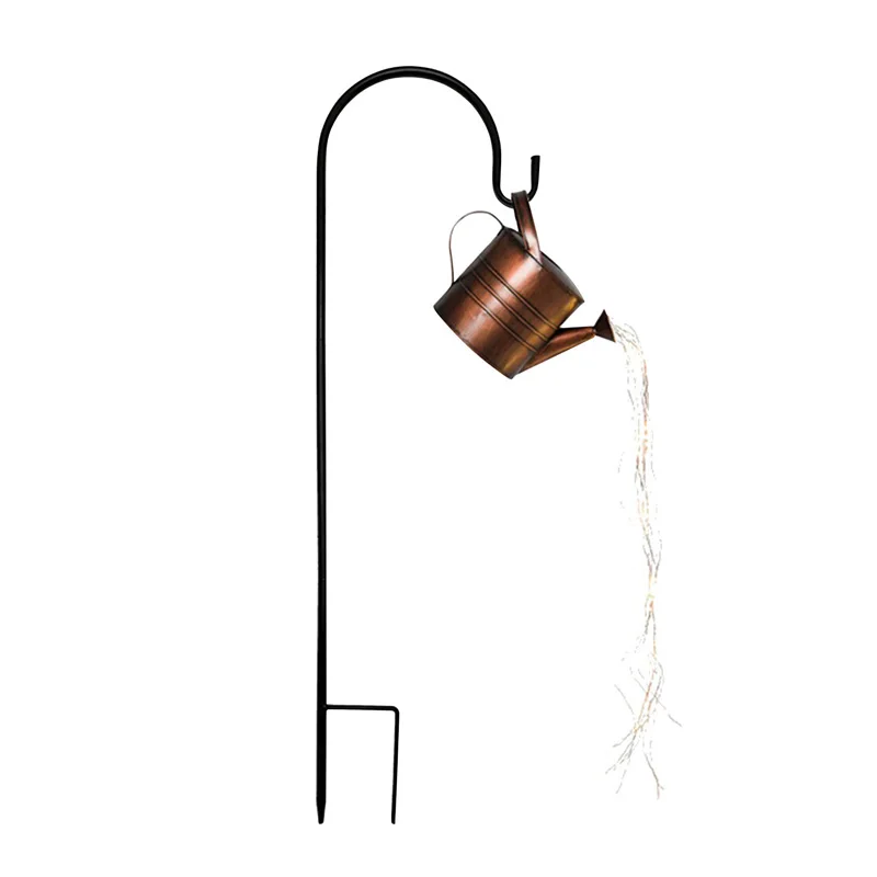 

LED Star Shower Lamp Watering Can Lights Solar Lights Outdoor Garden Decor Yard Romantic Atmosphere Garden Ornaments, As picture