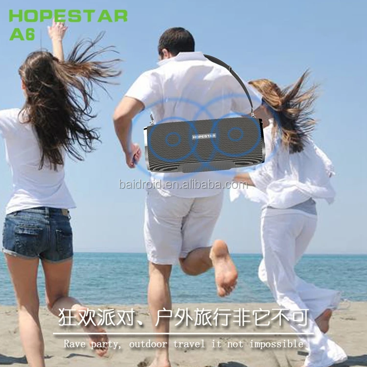 35W Waterproof Hopestar A6 Bluetooth Speaker Audio Speaker Audio Bass Subwoofer Outdoor Portable Wireless Speaker + Mobile Power - ANKUX.COM