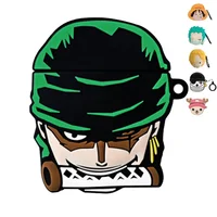 

Ear Cover Custom 2019 cool Sanji Roronoa Brook Tony Chopper Luffy one piece pieccute cartoon silicone cover for airpods case