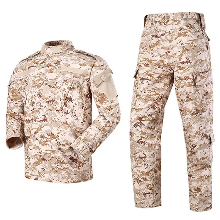 

military uniforms training clothes digital desert camouflage clothing ACU uniforms military army officer uniform, Digital camo