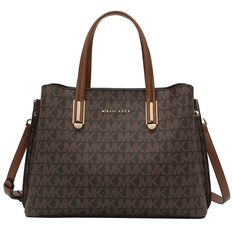 

LX1009 Ladies Leather Bags 2021 New Simple Temperament Handbag MKJ Fashion One-shoulder Diagonal Bag