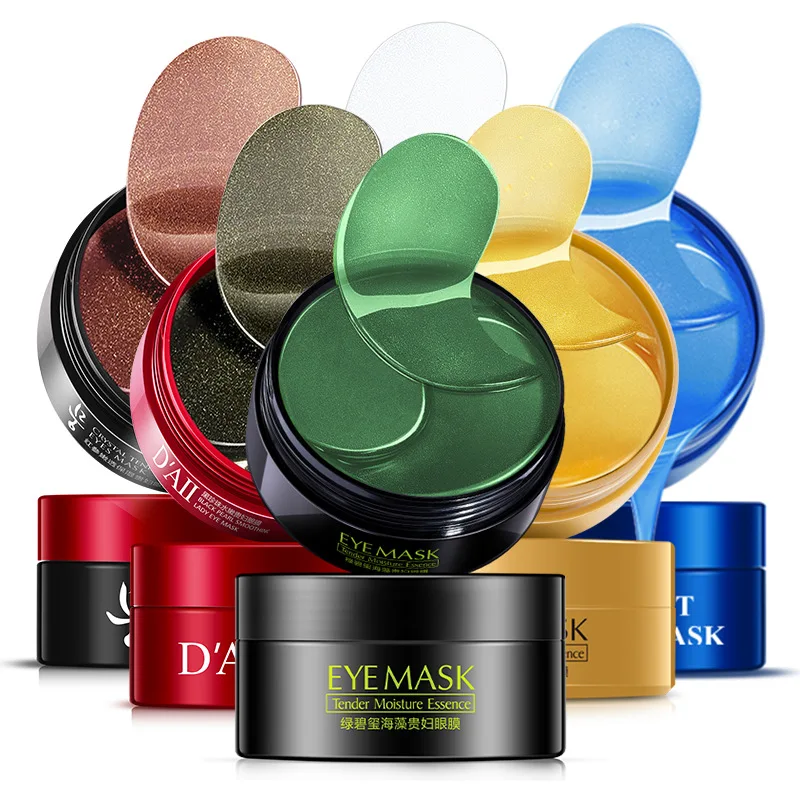 

New product golden skin rejuvenation lady eye mask moisturizing and moisturizing firming eye rejuvenation cream mask care skin c, As picture