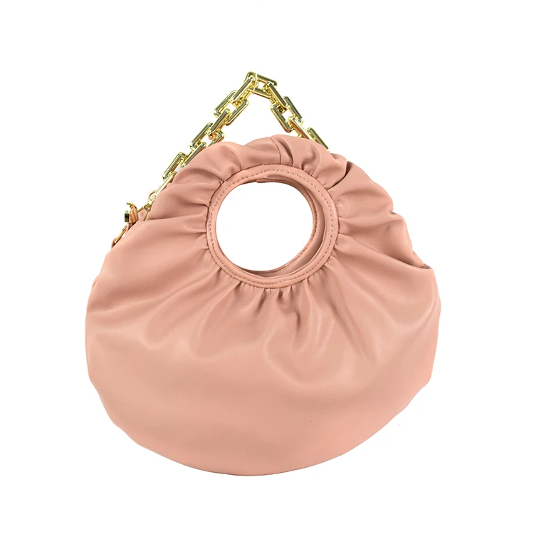 

Elegance Leather ruched bag Fashion PU Leather Purses And Handbag For Women