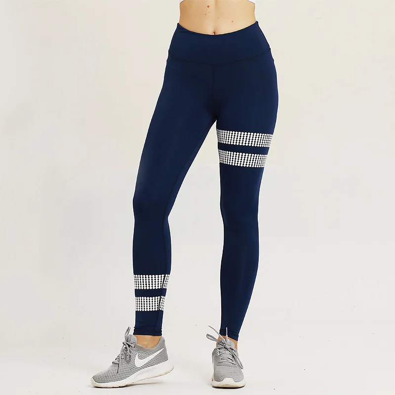 

Hot Seller Wholesale Contrast Sports Printed Leggings Fitness Women, Customized