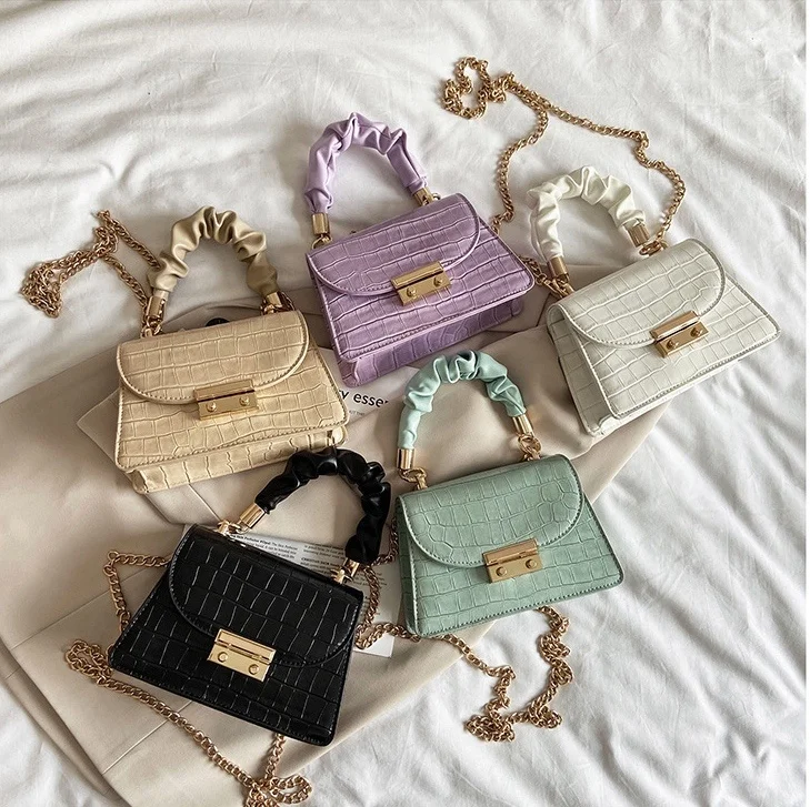 

2021 Luxury New style Fashion Handbags Good Quality Purses Chain Handbags For Females, Multicolor