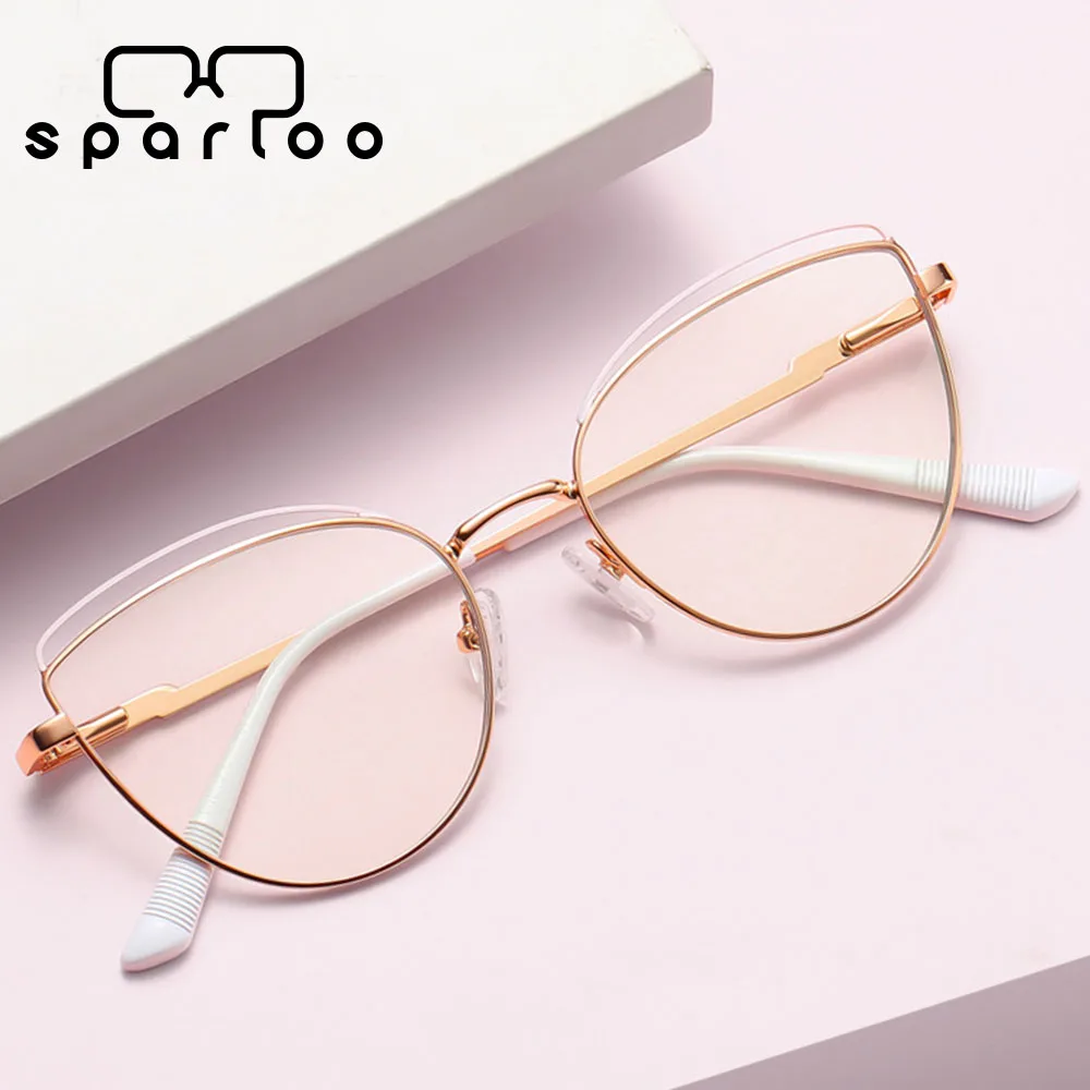 

Sparloo 2216 Women Cat Eye Elegant Hot Seller Spectacle Frames Cat Eye Optical Glasses Eyeglasses Anti Blue Light