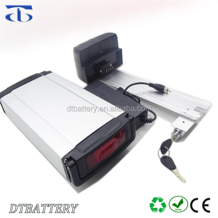 

ready to ship 36v 250w 350w electric bike battery 36v 10ah rear rack style ebike battery with 2A charger